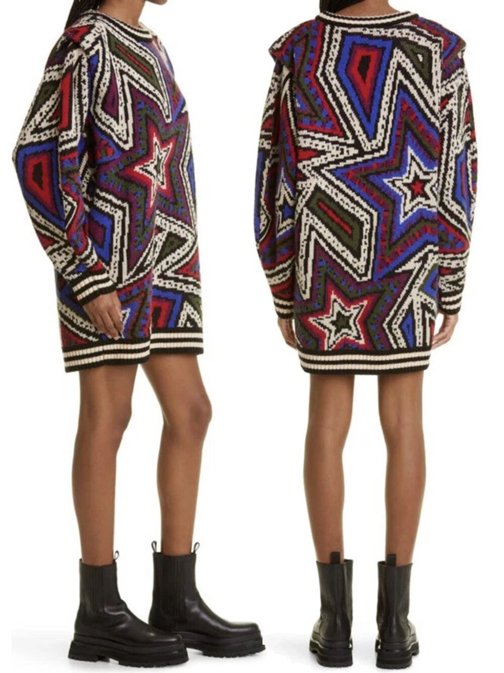 Farm Rio Mystic Trip Sweater Dress